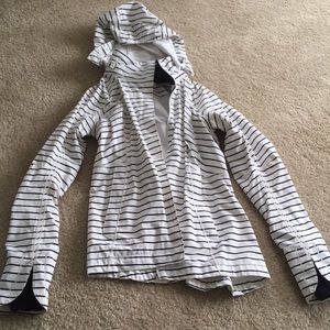 Lululemon striped rain jacket